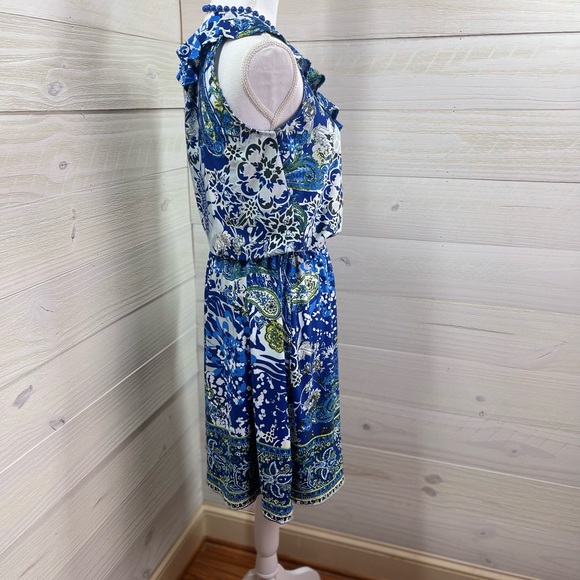 New York & Company Floral & Paisley Dress S FREE SHIP - Picture 4 of 5